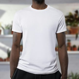 Sharonwalker Men's Classic Crew Neck T-Shirt — Soft Cotton Everyday Tee